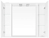 Картинка анонса товара «зеркальный шкаф style line олеандр-2 1000/с, белый лс-00000583»