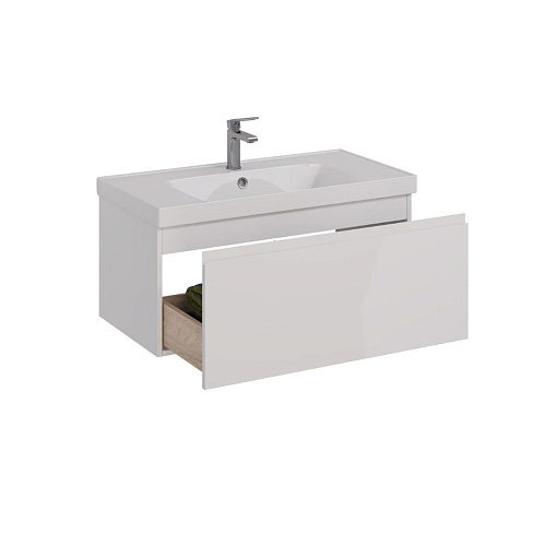 Тумба под раковину Lemark VEON MINI 90 см подвесная, с белый LM02VM90T Тумба под раковину Lemark VEON MINI 90 см подвесная, с белый LM02VM90T