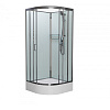 Картинка анонса товара «душевая кабина frank f409/1 м brilliant без крыши полированный хром профиль матовое стекло 90x90 200 20095»