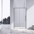 Детальная картинка товара «душевая дверь vincea slim-n vds-4sn110clgm 1100 вороненая сталь стекло прозрачное»