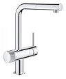 Детальная картинка товара «смеситель для кухни grohe blue pure minta (31721000) хром»