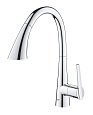 Детальная картинка товара «смеситель для кухни grohe zedra new (32294002) с выдвижной лейкой, хром»