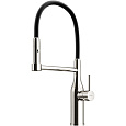 Картинка анонса товара «смеситель для кухни sancos pride sc4011bng с гибким изливом, нержавеющая сталь»