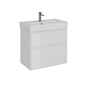 Тумба под раковину Lemark COMBI 80 см подвесная/напольная, белый LM03C80T Тумба под раковину Lemark COMBI 80 см подвесная/напольная, белый LM03C80T