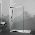 Детальная картинка товара «душевая перегородка rgw walk in wa-012b 1000 мм 35101210-84 черный, easy clean»