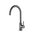 Детальная картинка товара «смеситель для кухни aquatek европа aq1382bgm черный хром шлифованный»