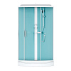 Картинка анонса товара «душевая кабина am.pm x-joy w88c-401-090wt 90x90, четверть круга, профиль белый, стекло прозрачное»