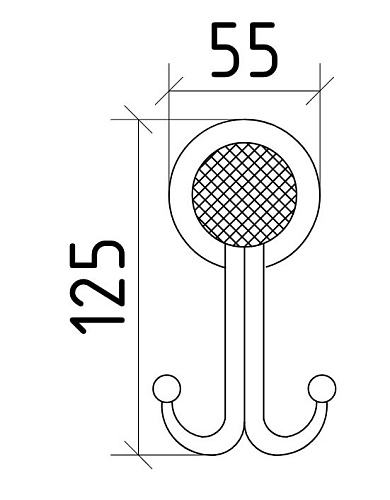 Крючок Boheme Royal Cristal 10926-BR Крючок Boheme Royal Cristal 10926-BR