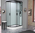 Детальная картинка товара «душевая кабина frank f411r black 114005 110x80»