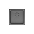 Детальная картинка товара «кухонная мойка lemark olanga 440 из нержавеющей стали, графит 9936123»