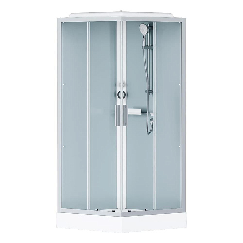 Душевая кабина AM.PM Gem W90C-403-090MT 90x90, профиль хром матовый, стекло прозрачное Душевая кабина AM.PM Gem W90C-403-090MT 90x90, профиль хром матовый, стекло прозрачное