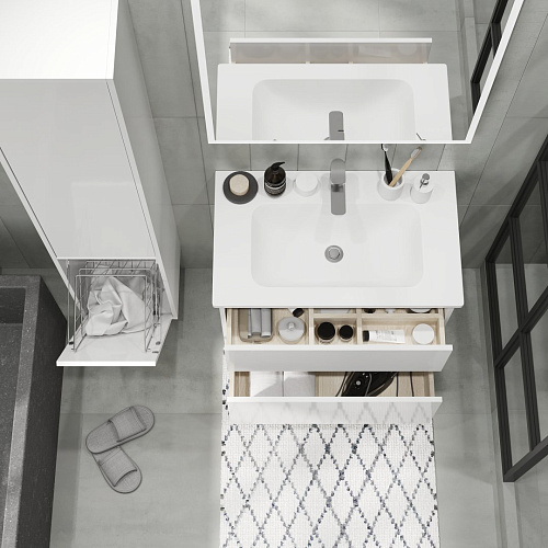 Тумба под раковину BRIZ Монца т18-80 под раковину Эйфория 237 03-18080-11 00 БЕЛ белый Тумба под раковину BRIZ Монца т18-80 под раковину Эйфория 237 03-18080-11 00 БЕЛ белый