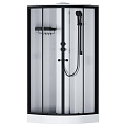 Детальная картинка товара «душевая кабина am.pm x-joy w94c-401-090bt 90x90, четверть круга, профиль черный матовый, стекло прозрачное»