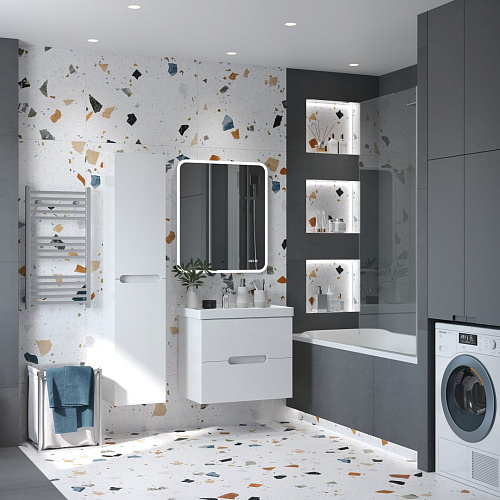 Тумба под раковину BRIZ Пола т18-60 под раковину Грейс 236 03-18060-15 00 БЕЛ белый Тумба под раковину BRIZ Пола т18-60 под раковину Грейс 236 03-18060-15 00 БЕЛ белый