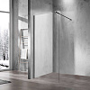 Картинка анонса товара «душевая перегородка vincea walk-in vsw-1h120clgm, 1200*2000, вороненая сталь, стекло прозрачное»