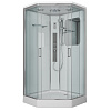 Картинка анонса товара «душевая кабина niagara premium ng-6002-01gd (1000х1000х2200) низкий поддон (16 см) стекло прозрачное 60020114gd»