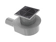Детальная картинка товара «душевой трап boheme smart design 15x15 cm, нерж.сталь черный 984-15-b»