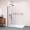 Картинка анонса товара «душевая перегородка rgw walk in wa-102b 1100 мм 351010211-14 черный, easy clean»