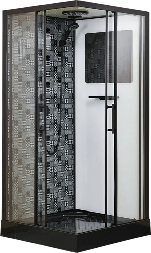 Душевая кабина Esbano ELEGANCIA (ESKBB90CKR) квадратная с крышей ESB-90CKR 90x90x210см Душевая кабина Esbano ELEGANCIA (ESKBB90CKR) квадратная с крышей ESB-90CKR 90x90x210см