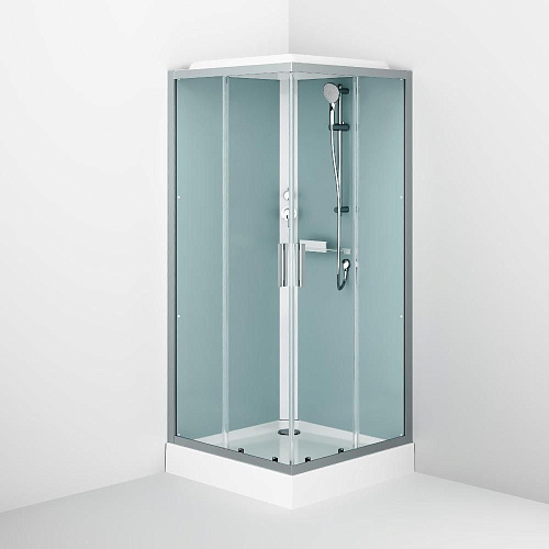 Душевая кабина AM.PM Gem W90C-403-090MT 90x90, профиль хром матовый, стекло прозрачное Душевая кабина AM.PM Gem W90C-403-090MT 90x90, профиль хром матовый, стекло прозрачное