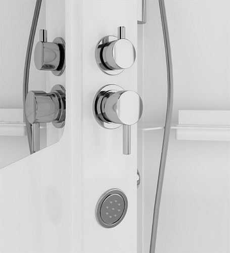 Душевая кабина AM.PM Gem W90C-018-090WTA 90х90 см, с гидромассажем Душевая кабина AM.PM Gem W90C-018-090WTA 90х90 см, с гидромассажем