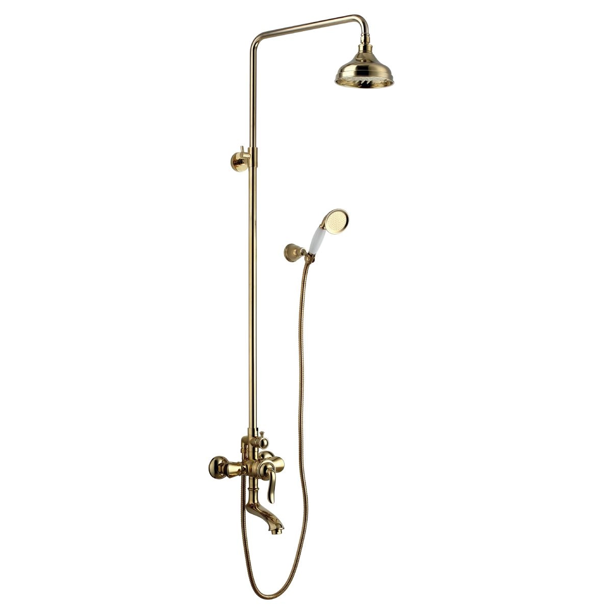 Душевая система Lemark Brava LM4762G, золото Душевая система Lemark Brava LM4762G, золото