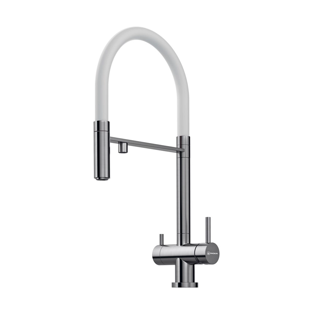 Смеситель для кухни Omoikiri Kanto-BN-WH 4994298 Смеситель для кухни Omoikiri Kanto-BN-WH 4994298