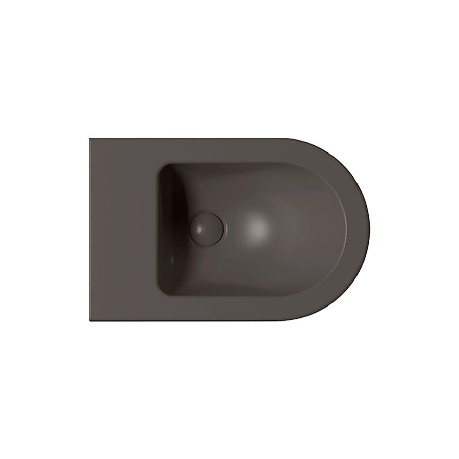Биде подвесное GSI PURA коричневый матовый (8865116) Биде подвесное GSI PURA коричневый матовый (8865116)