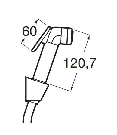 Гигиеническая лейка Roca Be-Fresh One 5B9330C00 Гигиеническая лейка Roca Be-Fresh One 5B9330C00