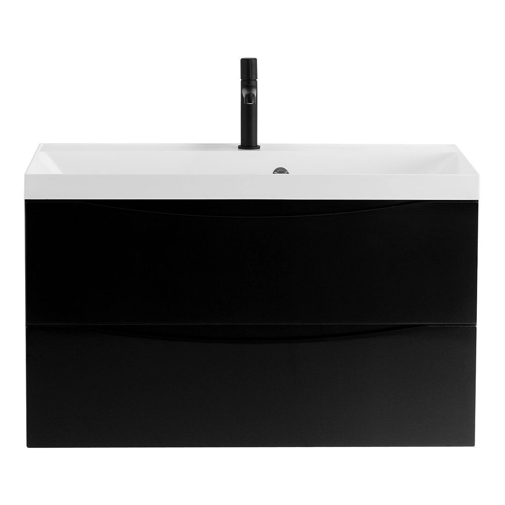 Тумба под раковину BelBagno MARINO-1000-2C-SO-NL-P подвесная 1000x450 Nero Lucido Тумба под раковину BelBagno MARINO-1000-2C-SO-NL-P подвесная 1000x450 Nero Lucido