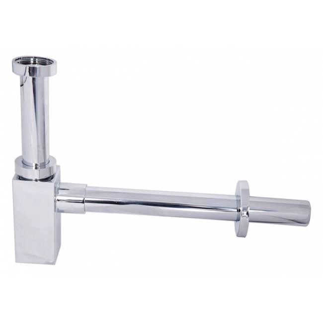 Сифон для раковины Kaiser 958К хром квадратный Сифон для раковины Kaiser 958К хром квадратный