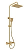 Душевая система Kaiser Cube шлифованное золото 01582-3