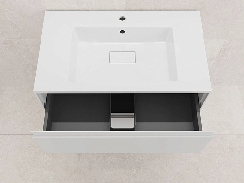 Тумба под раковину Style Line ЛИМА 80 ЛС-00002354 подвесная белый Тумба под раковину Style Line ЛИМА 80 ЛС-00002354 подвесная белый