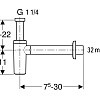 Сифон для раковины Geberit D32 (белый) 151.034.11.1 Сифон для раковины Geberit D32 (белый) 151.034.11.1