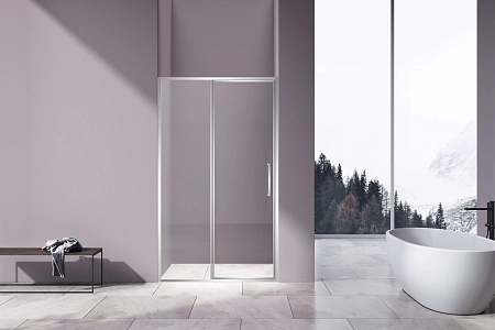 Душевая дверь Vincea Slim 8mm VDP-4SL120CL, хром, стекло прозрачное