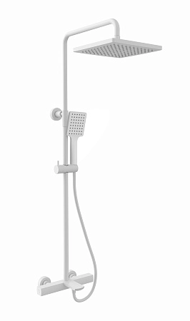 Душевая система Kaiser Cube с термостатом белый матовый 01382-4 Душевая система Kaiser Cube с термостатом белый матовый 01382-4