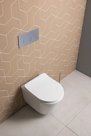 Унитаз подвесной Aquanet Atago 3.0 Tornado 00348006 с сиденьем, белый