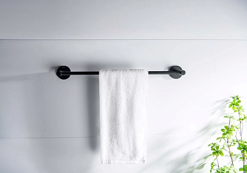 Полотенцедержатель Aquatek ЕВРОПА AQ4120MB черный матовый Полотенцедержатель Aquatek ЕВРОПА AQ4120MB черный матовый