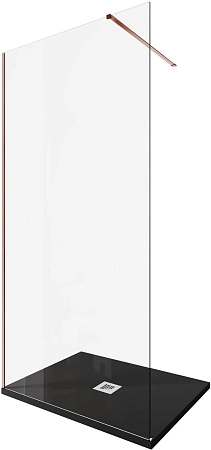 Душевая перегородка Allen Brau Infinity 1 100 3.21017.60 медь брашированная