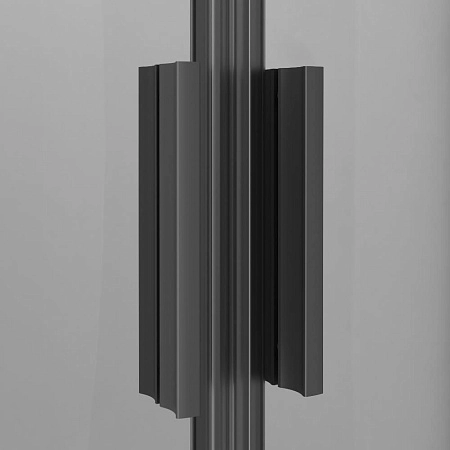 Душевой уголок AM.PM Gem W90G-401-100BT четверть круга 100x100 стекло прозрачное, профиль черный матовый