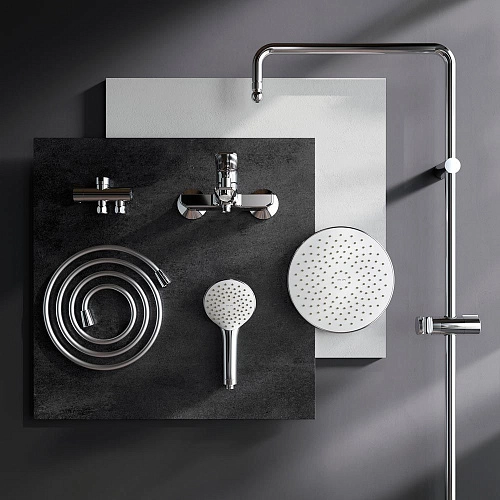 Душевая система AM.PM X-Joy F40885A34 верхний душ d 220 мм Душевая система AM.PM X-Joy F40885A34 верхний душ d 220 мм