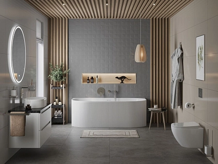 Акриловая ванна BelBagno BB412-1700-800 пристенная 1700x800