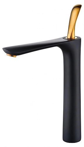 Смеситель для раковины D&K Venice Baciano DA1032059, черный/золото Смеситель для раковины D&K Venice Baciano DA1032059, черный/золото