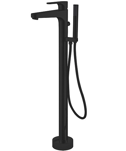 Смеситель для ванны ABBER Eleganz AF8315B напольный, черный Смеситель для ванны ABBER Eleganz AF8315B напольный, черный