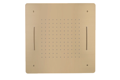 Верхний душ Boheme 428-MG 2-х функциональный из нержавеющей стали Matt Gold Верхний душ Boheme 428-MG 2-х функциональный из нержавеющей стали Matt Gold