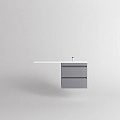 Тумба под раковину Style Line Даллас ЛЕОН 120 Люкс серая, PLUS подвесная СС-00002451 Тумба под раковину Style Line Даллас ЛЕОН 120 Люкс серая, PLUS подвесная СС-00002451