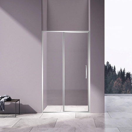 Душевая дверь Vincea Slim 8mm VDP-4SL120CL, хром, стекло прозрачное