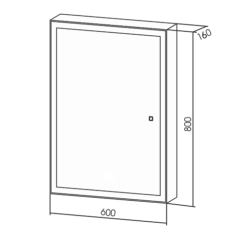 Зеркальный шкаф Silver mirrors Киото Flip 60 (LED-00002474) Зеркальный шкаф Silver mirrors Киото Flip 60 (LED-00002474)