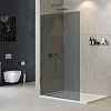 Душевая перегородка CEZARES LIBERTA-L-1-TB-120-GR-Cr 120см стекло тонированное (графит), профиль хром