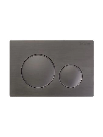 Клавиша смыва BelBagno BB-17C-GM оружейная сталь